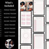 Empower Your Life with the Ultimate "That Girl Planner": Versatile Digital & Printable Planners and Trackers (Includes Resell Rights)