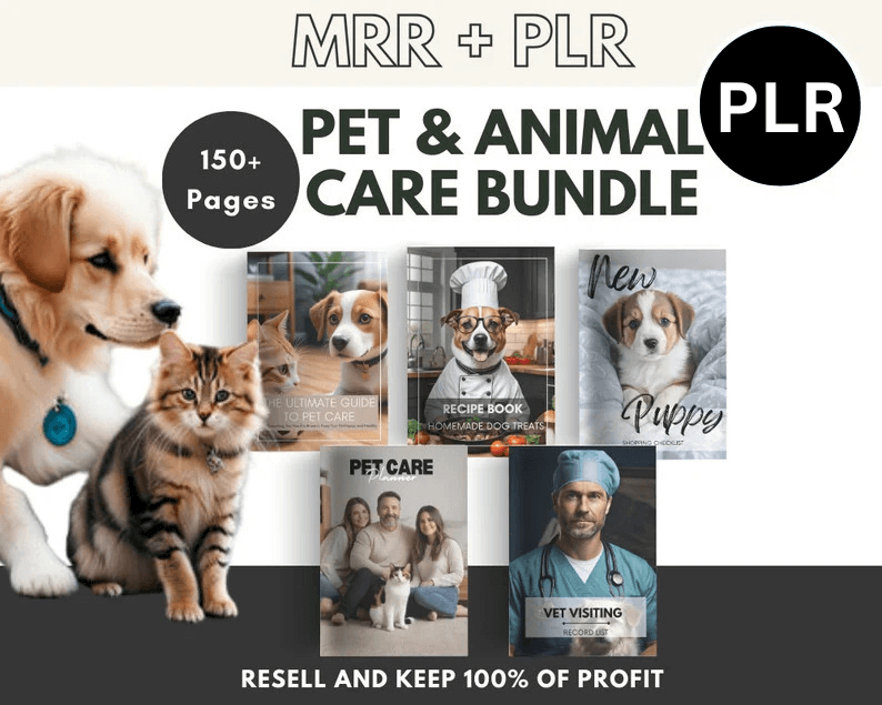 Ultimate Editable Pet Care Bundle with Resell Rights - Perfect for Animal Lovers!